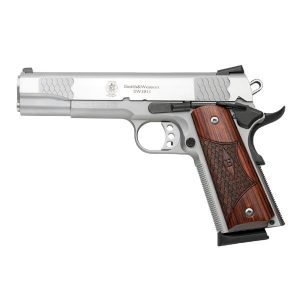 sw1911 e series s/s gls bead .45 auto 5in 8rnd sao
