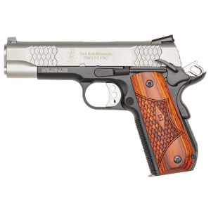 sw1911 e series scandium frame two-tone .45 auto 4.25in 7rnd sao