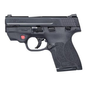 m&p 9 shield m2.0 ct integrated laser (red) blk 9mm luger 3.1in 8rnd sf