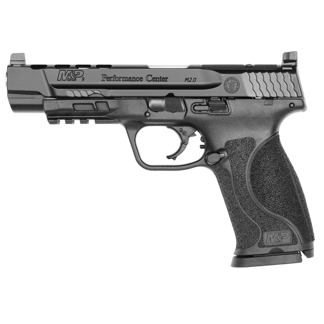 pc m&p® 9 m2.0 ported barrel & slide c.o.r.e optics ready slide blk 9mm 5in 17rns sf