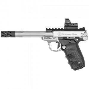 pc sw22 victory™ target model - fluted barrel, optic equipped s/s gls bead .22lr 6in 10rnd sao