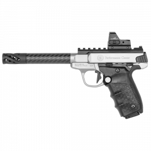 pc sw22 victory™ target model - carbon fiber barrel, optic equipped s/s gls bead .22lr 6in 10rnd sao