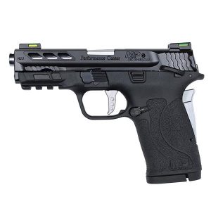 pc m&p 380 shield ez ported shield silver barrel .380 auto 3.75in 8rnd tlci sao