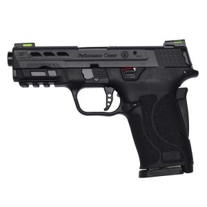 pc m&p 9 shield ez ® m2.0 ported no thumb safety black barrel 9mm luger 3.675in 8rnd tlci sao