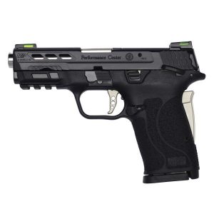 pc m&p 9 shield ez ® m2.0 ported silver barrel 9mm luger 3.675in 8rnd tlci sao