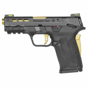 pc m&p 9 shield ez ® m2.0 ported gold barrel 9mm luger 3.675in 8rnd tlci sao