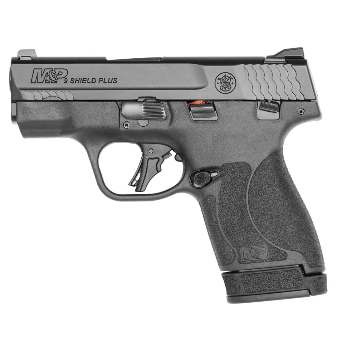 m&p 9 shield plus thumb safety blk 9mm luger 3.1in 10/13rnd