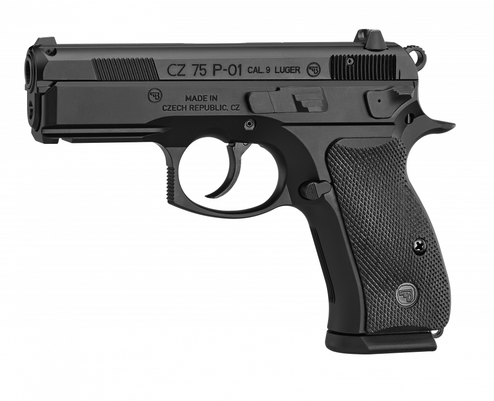 CZ 75 P-01 Steel Black, 15 Rounds