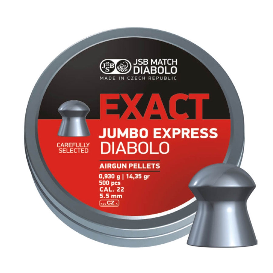 JSB Match Diabolo a.s. Exact Jumbo Express .22