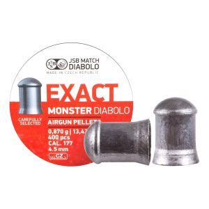 JSB Diabolo Exact Monster Redesigned .177 4.52 mm 13.4 Grain Pellets 400 Pack