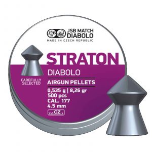 JSB Diabolo Straton .177 4.50 mm 8.2 Grain Pellets 500 Pack