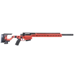 Complete AT-XC red folding-stock rifle with 24-inch barrel; representative model image