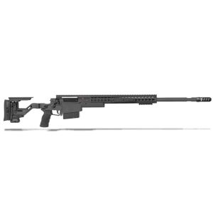 AXSR black folding-stock long-action rifle with 27-inch barrel; representative model photo