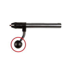 Anschutz plastic bolt handle knob 25 millimetres with M8 thread, part 019725
