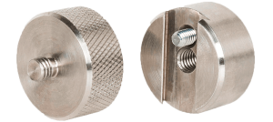 ANSCHÜTZ 6870 biathlon front sight weight set, two silver 50 gram weights