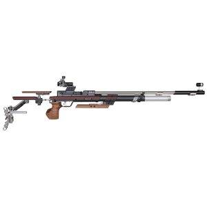 Complete side profile of ANSCHUTZ 9015 ONE target air rifle