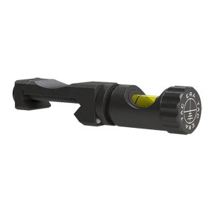 ERATAC offset Picatinny accessory adapter with integrated bubble level