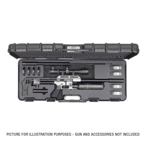 FX Impact hard carrying case with foam insert shown open for illustration; gun and accessories not included