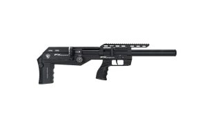 Full-length black FX Leopard Compact 500 mm air-tube PCP air rifle