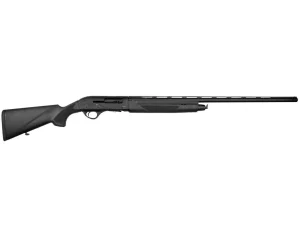 Full butt-to-muzzle side profile of Hatsan Escort PS synthetic 12 gauge 30-inch right-hand semiautomatic shotgun