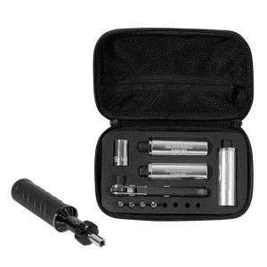 Nightforce A432 scope mounting tool kit showing torque tools and carry case