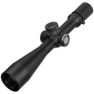 Nightforce ATACR 5-25x56 F2 black riflescope, complete exterior view