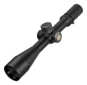Nightforce ATACR 7-35x56 F1 MIL-XT C613 black riflescope in angled complete-product view