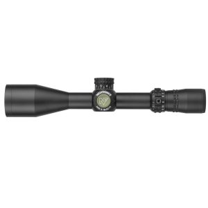 Nightforce NX6 3-18x50 F1 black riflescope, complete side profile