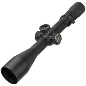 Nightforce NX6 5-30x56 F1 MIL-XT Black riflescope, clean exterior product view (C743)