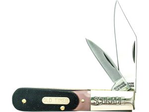Old Timer Barlow two-blade folding pocket knife, 2.3-inch clip point and pen blade
