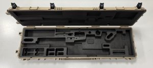 Accuracy International AXSR Explorer Transit Case Dark Earth — manufacturer model product image