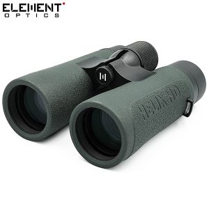 Element Optics Helix HD 10x42 binoculars green rubber housing