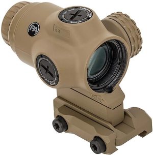 Primary Arms SLx 3X MicroPrism FDE housing external product photograph (not a reticle illustration)