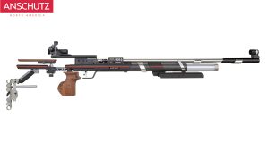 Complete side profile of ANSCHUTZ 9015A ONE BENCHREST PRO target air rifle