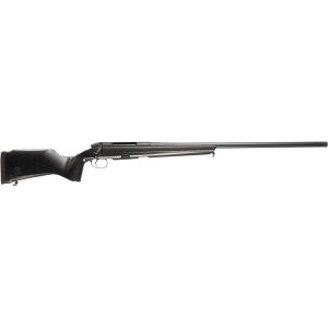 Steyr Arms CL II Carbon complete rifle side view with black carbon stock