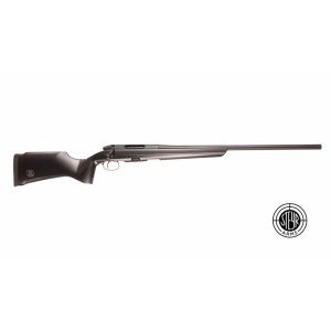 Steyr CL II Carbon Heavy Barrel full side profile with carbon fibre stock and long heavy barrel