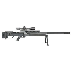 Steyr HS .50 M1 35.4 inch .50 BMG full-length side view; scope shown for illustration
