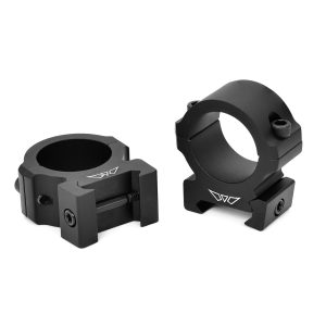 Warne Vapor horizontal split 1 inch matte scope rings, height as specified per individual SKU