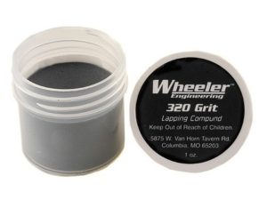 Wheeler 320 Grit Lapping Compound clearly labelled container
