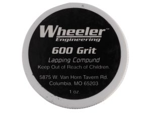 Wheeler 600 Grit Lapping Compound clearly labelled container